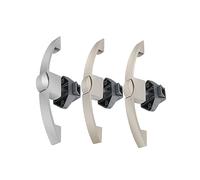 Serrure de tiroir Lot de 5 verrous à poussoir for camping-car, bateau, maison, armoire, tiroir, bouton de verrouillage, quincaillerie for poignée de meuble(Pearl Nickel 160mm)