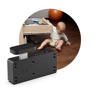 Serrure de tiroir RFID NFC cachée pour meubles de cuisine, garde-manger, serrure de porte d'armoire eLinkSmart avec application Bluetooth, sécurité enfant, sans perçage, noir, YL-F3BC