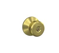 Serrure d'entr e cl SCHLAGE F51A BWE 608 PLY Bowery avec garniture Plymouth, laiton satin