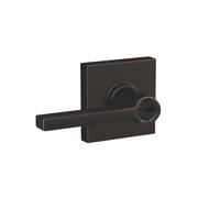 Serrure d'entr e cl SCHLAGE F51A LAT 716 COL Latitude avec garniture Collins, bronze vieilli