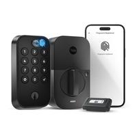 Serrure d'entr e intelligente Yale Assure Lock 2 Touch, en daim noir, avec clavier tactile connect Z-Wave (ZW3), lecteur d'empreintes digitales
