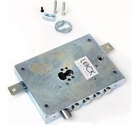 Serrure porte blindée entrée 60 mm DX Dim. 142 x 206 mm ser NE42 d