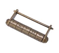 Serrure Directionnelle, Combinaison de Cadenas Antique en Alliage de Zinc, Style Rétro, Conception de Mot de Passe Anglais, Serrure à Mot de Passe Vintage, Serrures de Salle