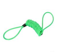 Serrure Disque Frein Vélo Acier 1.5m Anti-Vol Serrure Disque | Acier inoxydable pour robuste, rÃ©sistance rouille, pour cÃ¢ble flexible 1.5m, idÃ©al pour casque et vÃ©lo (Green 1.5 Meters)