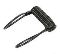 Serrure Disque Frein Vélo Acier 1.5m Anti-Vol Serrure Disque | Acier inoxydable pour robuste, rÃ©sistance rouille, pour cÃ¢ble flexible 1.5m, idÃ©al pour casque et vÃ©lo (Black 1.5 Meters)