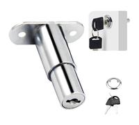 Serrure e Placard à Tiroirs Alliage de Zinc, Verrou de Sécurité pour Porte Coulissante, Adaptée aux Vitrines, Classeurs, Penderies, Bureaux - Installation Facile, Durable et Robuste (32 mm)