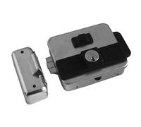 Serrure électrique à appliquer Multiple Cornes Bouton/Cylindre Fix/Fix galvanisé