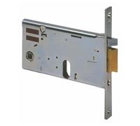 Serrure électrique à enfiler 12 V, verrouillage réversible autobloquant, entrée 80 mm, pour bandes