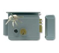 Extel Serrure électrique réversible WE 5001/2 BIS – 5 clés incluses – Gris
