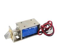 Serrure électrique électromagnétique for porte, 12 V CC, course électronique magnétique, solénoïde de 10 mm, 1 pièce(LY-03A)