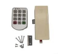 Serrure électrique intelligente à clavier pour armoires, serrure de porte à code numérique en alliage de zinc avec double système de mot de passe, entrée sans limentée par USB pour salle de sport