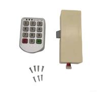 Serrure électrique intelligente à clavier pour armoires, serrure de porte à code numérique en alliage de zinc avec double système de mot de passe, entrée sans limentée par USB pour salle de sport