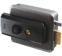 Serrure électrique pour portails et portes avec entrée réglable main réversible et bouton ISEO 52N 515