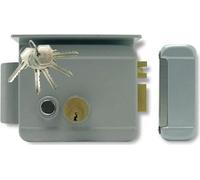 Serrure électrique réversible - EXTEL WE 5001/2 BIS - 5 clés incluses - Gris