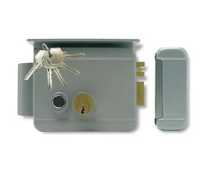 Serrure électrique réversible - EXTEL WE 5001/2 BIS - 5 clés incluses - Gris