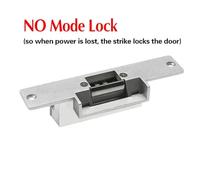 Serrure électromagnétique Serrure à gâche électrique en acier inoxydable 12V, système de contrôle d'accès de porte en Mode NC, sécurisé(NO mode)