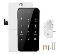 Serrure Électronique à Code avec Écran Tactile, Verrouillage Sans Clé pour Armoire, Digicode Digital, Zinc Alliage Doré - Sécurité Renforcée, Double Mot de Passe, Usage (type 2)