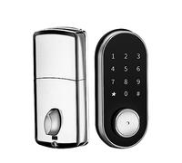 Serrure électronique antivol Tuya WiFi à empreinte digitale for la maison et l'appartement, avec contrôle distance via l'application Bluetooth TTlock application dédiée(Silver Ttlock)