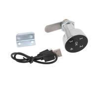 Serrure électronique codée pour armoire Clavier Smart Touch en aluminium Serrure de mot de passe numérique pour armoires de boîte aux lettres pour