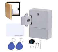 Serrure électronique d'armoire, Serrure d'armoire sécurisée | Serrure magnétique pour tiroir Serrure d'armoire RFID,Serrure de sécurité de sécurité Smart Home sans perceuse pour por