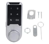 Serrure électronique de cabinet, serrure de sécurité sans clé à pavé tactile numérique, code personnalisable de 1 à 15 chiffres avec alerte lumineuse et sonore, pour tiroir de (L30)
