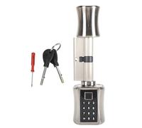 Serrure Electronique Intelligente Porte d'Entrée à Code, Cylindre Intelligent en Alliage d'Aluminium 70mm - Déverrouillage Rapide Empreinte Digitale, Faible Consommation, Pour (80mm/3.15 pouces)