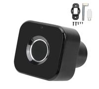 Serrure Empreinte Digitale, Serrure Intelligente USB Rechargeable, Noire, Ouverture Droite - Reconnaissance 360°, Déverrouillage Rapide 0,3s, Sécurité Anti-Vol pour Bureau et Maison