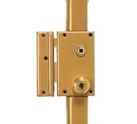 Serrure en applique 3 points 70 vertical fouillot A2P* cylindre de 47,5 mm à 7 ailettes gauche POLLUX 074710