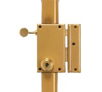 Serrure en applique 3 points 70 vertical tirage A2P* cylindre de 47,5 mm à 7 ailettes droite POLLUX 701710D