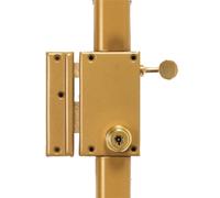 Serrure en applique 3 points 70 vertical tirage A2P* cylindre de 47,5 mm à 7 ailettes gauche POLLUX 075710