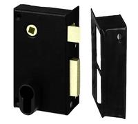 Serrure en applique ABUS FE9814202A SA V CE G pour ouverture extérieure gauche, 70 x 120 mm - pour portes extérieures et intérieures ainsi que portails - sans cylindre, clé et poignée