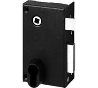 Serrure en applique ABUS FE9814202A SA V CE D pour ouverture vers l'extérieur à droite, 70 x 120 mm - pour portes extérieures et intérieures ainsi que portails - sans cylindre, clé et poignée