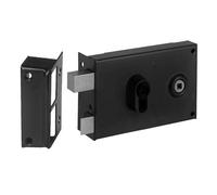 Serrure en applique - ABUS - SA H F PDT 88x140 D - Acier - Ouverture gauche - Niveau de sécurité 6