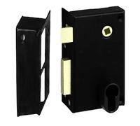 Serrure en applique - ABUS - SA V CE 70x120 G - Verticale Monopoint - Niveau de sécurité 6 - Acier