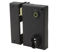Serrure en applique Bricard monopoint verticale à fouillot Ouvrant Gauche 35 mm Pour grilles et portails