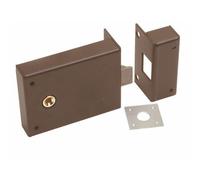 Serrure en applique horizontale - bec-de-cane seul - axe 70 mm JPM