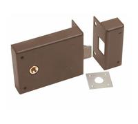 Serrure en applique horizontale - bec-de-cane seul - axe 83 mm JPM