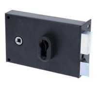 Serrure en applique horizontale - pour profil européen - à fouillot - droite - x6 JPM