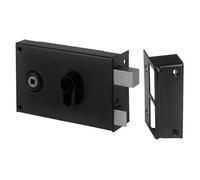 Abus FE9762107A SA H CE D Serrure en applique avec poignée/horizontale avec fermeture à clé pour ouverture extérieur droite 88 x 140