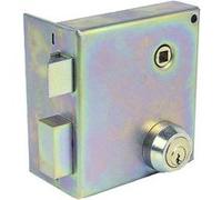 Serrure en applique monopoint JPM SAS - verticale à fouillot - 5 pistons - 3 clés - Gauche - 900400-032A