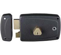 Serrure en applique monopoint MATCH horizontal à fouillot gauche - - 601710-02-2A