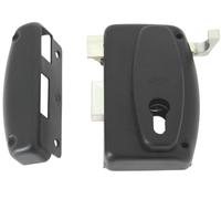 Serrure en applique monopoint profil européen vertical tirage coffre seul FREELOX gauche JPM 127510-01-2A