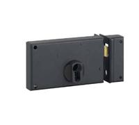 Serrure en applique pour cylindre profilé à crochet 140x83 mm THIRARD - Droite -