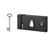 Serrure en applique THIRARD, 140 x 80 mm,poignée, horizontal, ouverture à gauche