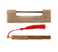 Serrure en cuivre Antique, cadenas sculpté délicat de Style ancien chinois for boîte à bijoux, cadeaux de mariage(7cm Spacing)