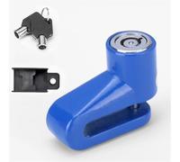 Serrure en Forme de U 1 Ensemble de Verrouillage de Frein à Disque de vélo de Montagne, Dispositif de sécurité antivol en Alliage d'aluminium adapté Chaine Antivol Moto(Blue)