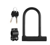 Serrure en Forme de U Cadenas pour Scooter électrique en Forme de U, Ensemble de câbles de Verrouillage antivol, Accessoires de Route pour VTT Chaine Antivol Moto(U-Lock no Cable)