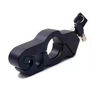 Serrure en Forme de U Serrure antivol pour Moto avec 2 clés, Combinaison en Aluminium pour Fixation du Guidon et des Roues, Utilisation pour Le stationnement en extérieur(Black A)