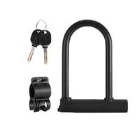 Serrure en Forme de U Serrures en Forme de U, Cadenas pour Scooter, Ensemble de câbles de Verrouillage antivol, VTT Chaine Antivol Moto(U-Lock no Cable)