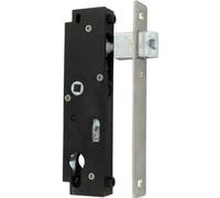 Serrure en retrait type GK , têtière inox, axe 59